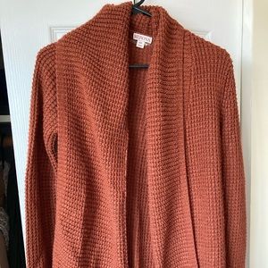 Rust cardigan